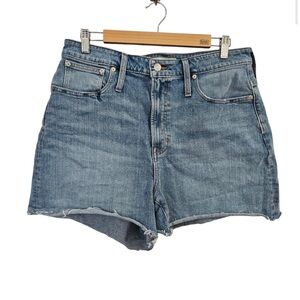 MADEWELL The Curvy Perfect Jean Short in Baylis Wash Size 31